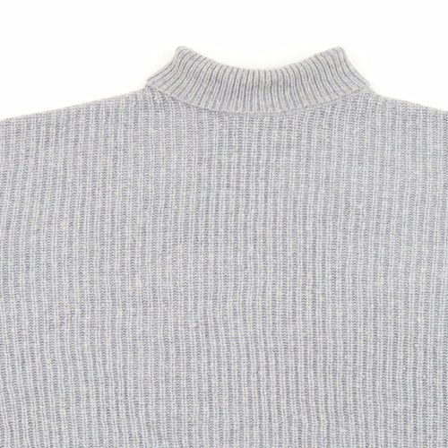 R Studio Womens Purple Roll Neck  Polyamide Pullover Jumper Size 14