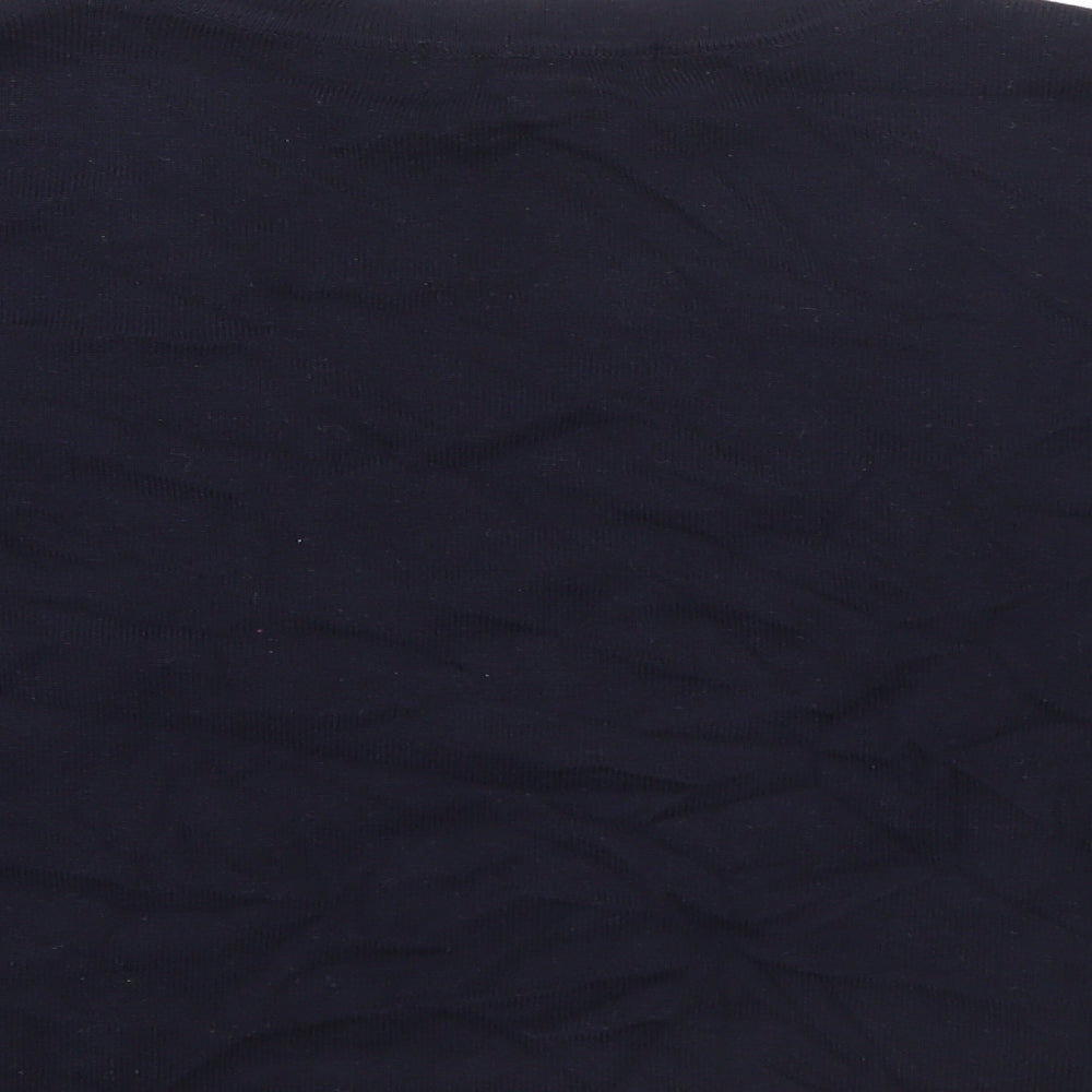 Debenhams Womens Blue V-Neck  Viscose Shrug Jumper Size 10