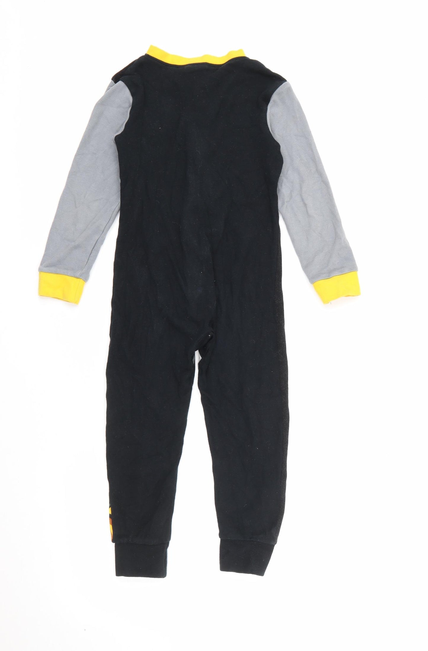George Boys Black Solid Cotton  One Piece Size 5-6 Years  Zip - Transformers