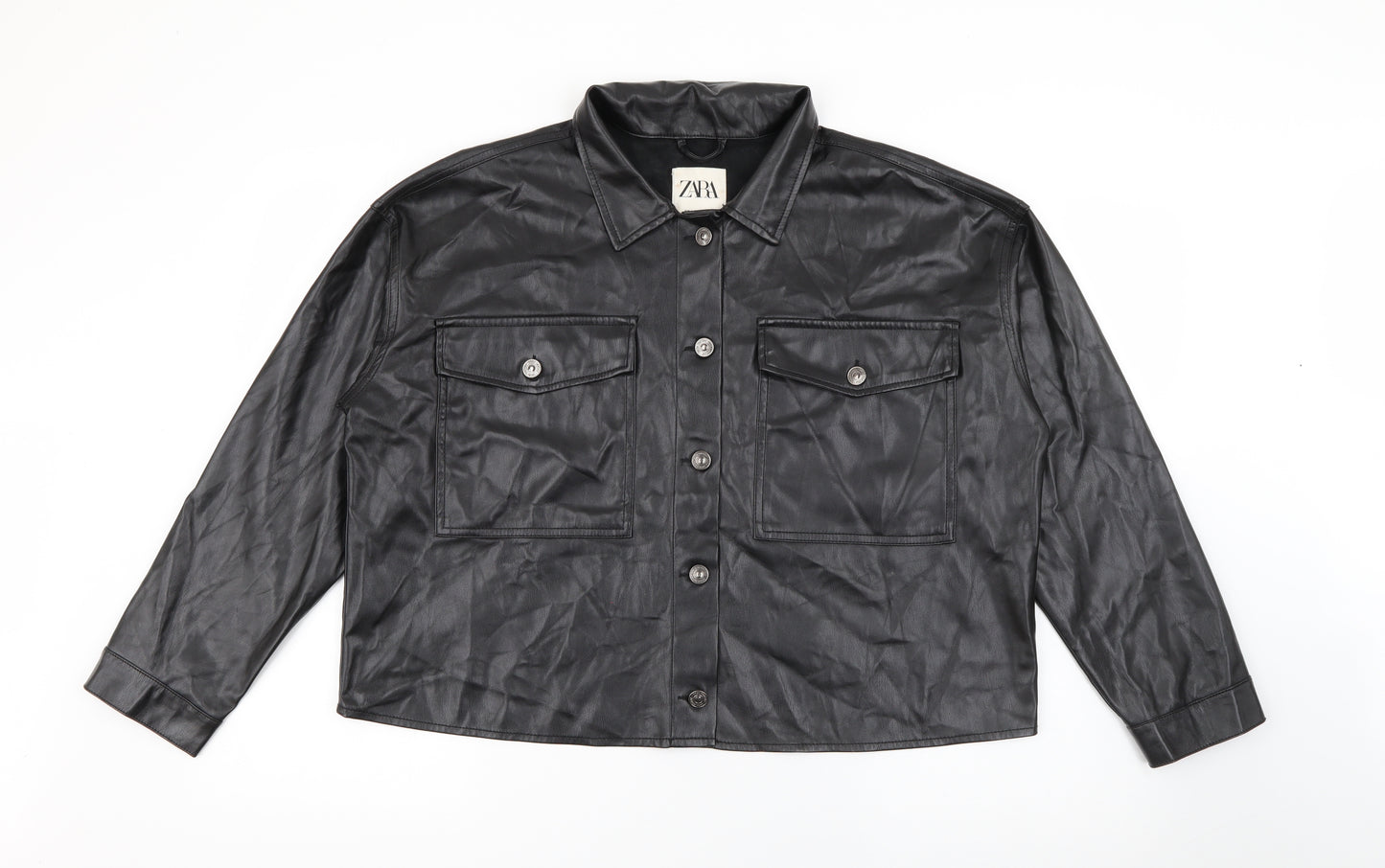 Zara Womens Black   Jacket  Size L  Button