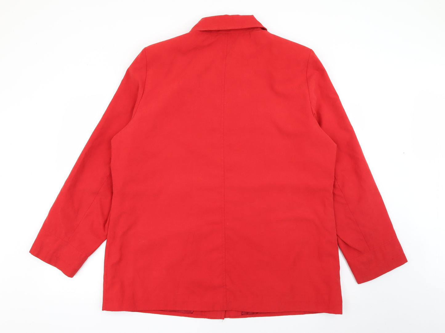 EWM Womens Red   Jacket Coat Size 18  Snap
