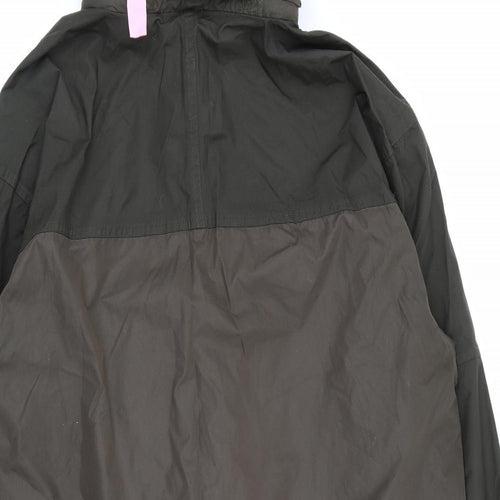 Crane Sports Mens Brown   Rain Coat Coat Size XL  Zip