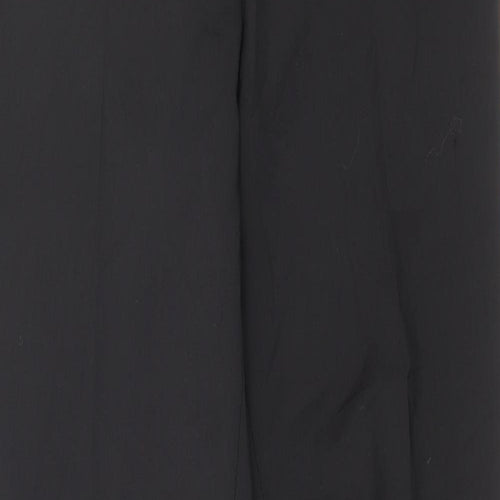 Slacks & Co Womens Black  Polyester Trousers  Size 25 L33 in Regular Zip