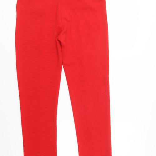Made in Italy Womens Red  Polyester Dress Pants Trousers Size 30 in L29 in Regular