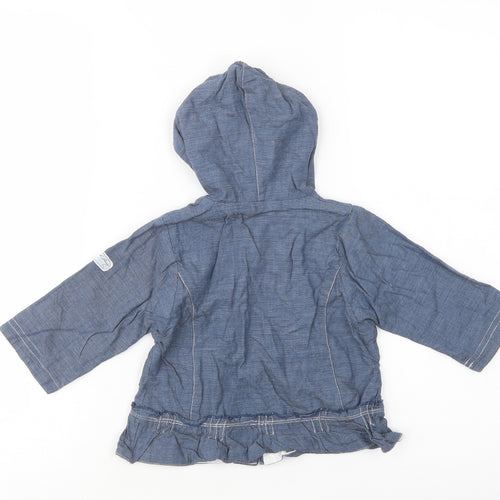 Sucre d'Orge Baby Blue   Basic Jacket Jacket Size 12 Months   Snap