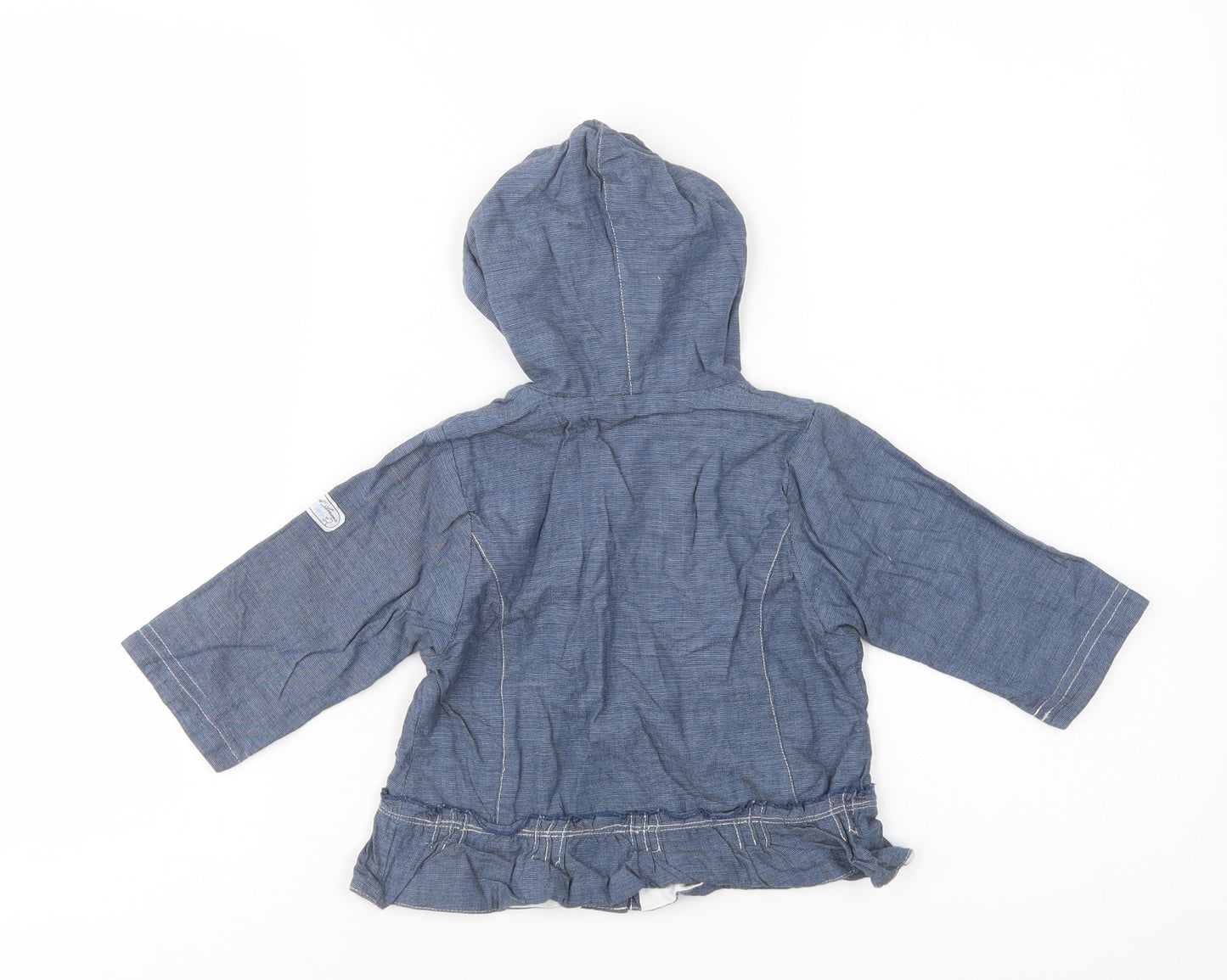 Sucre d'Orge Baby Blue   Basic Jacket Jacket Size 12 Months   Snap