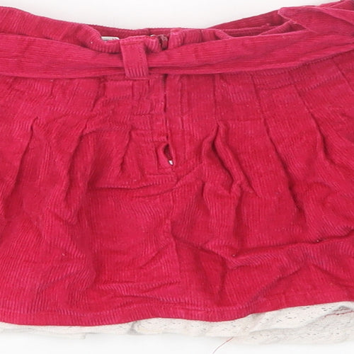 Sisley Baby Pink  Cotton Skater Skirt Size 12-18 Months  Zip