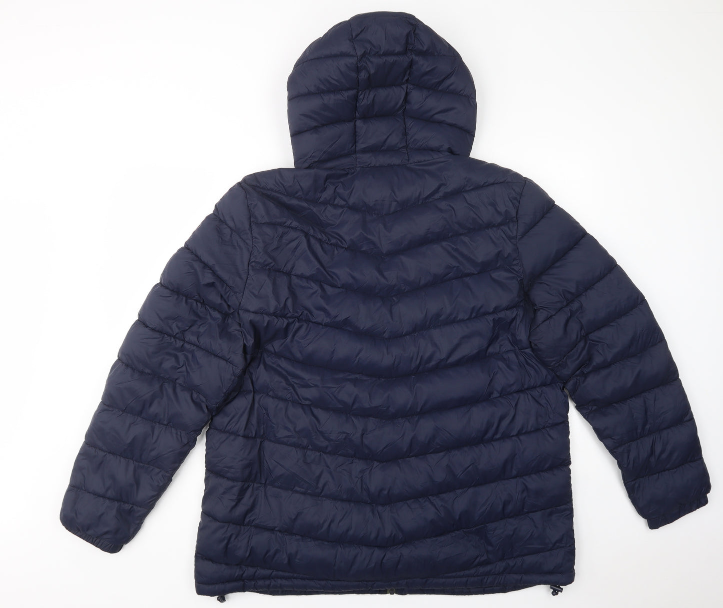 F&F Mens Blue   Puffer Jacket Jacket Size 2XL  Zip