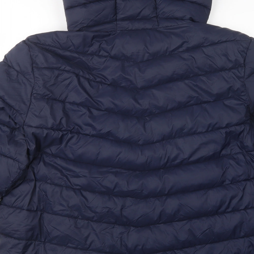 F&F Mens Blue   Puffer Jacket Jacket Size 2XL  Zip