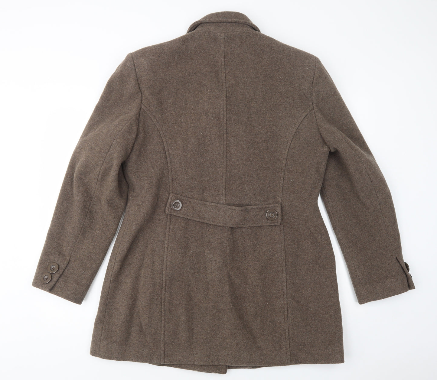 Autonomy Womens Brown   Pea Coat Coat Size 16  Button