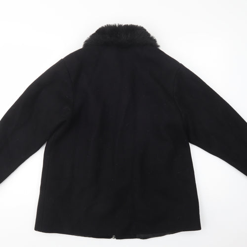Tanya Womens Black   Jacket  Size S  Zip