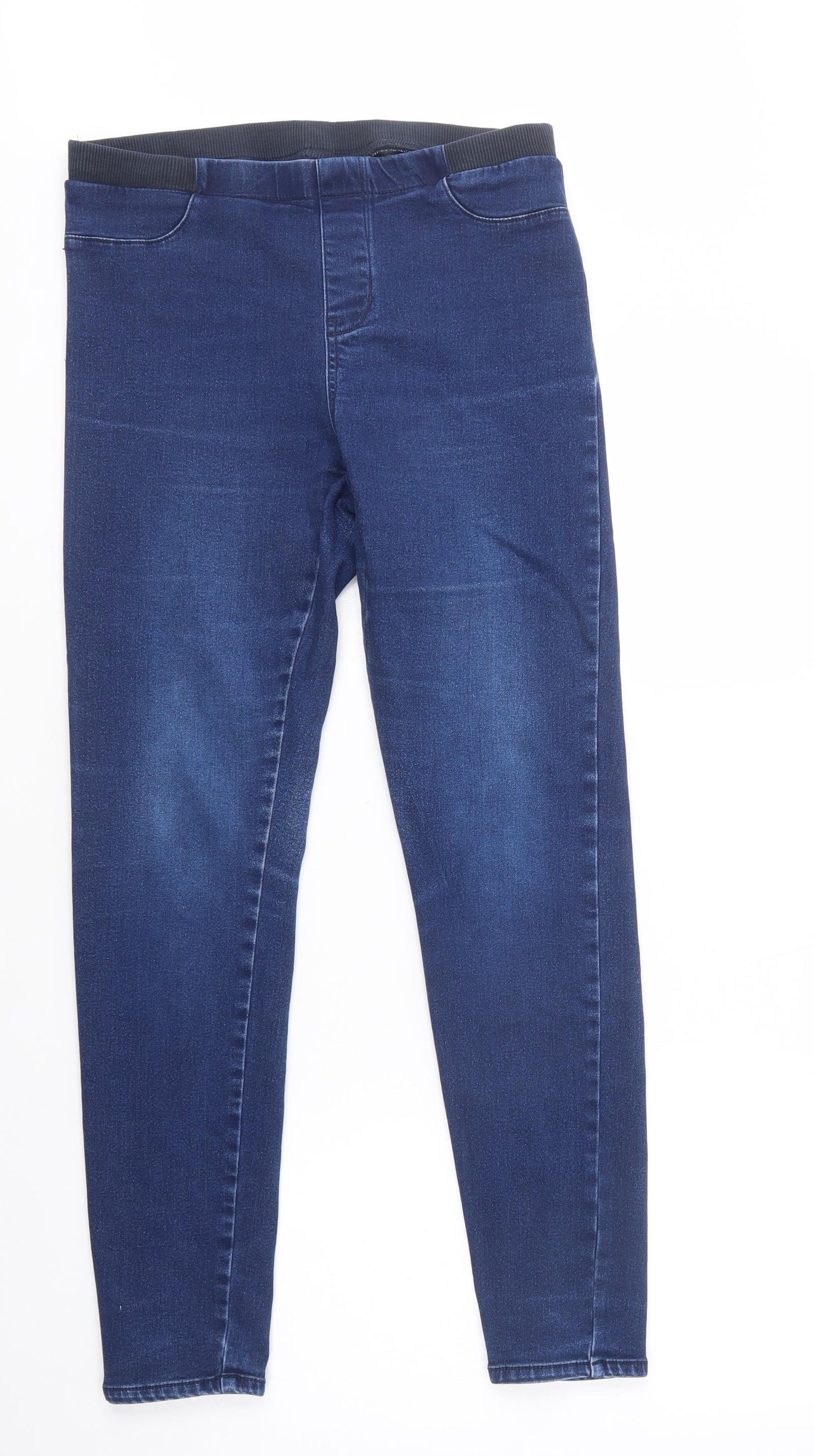 ESMARA Womens Blue  Cotton Jegging Jeans Size 14 L31 in Regular