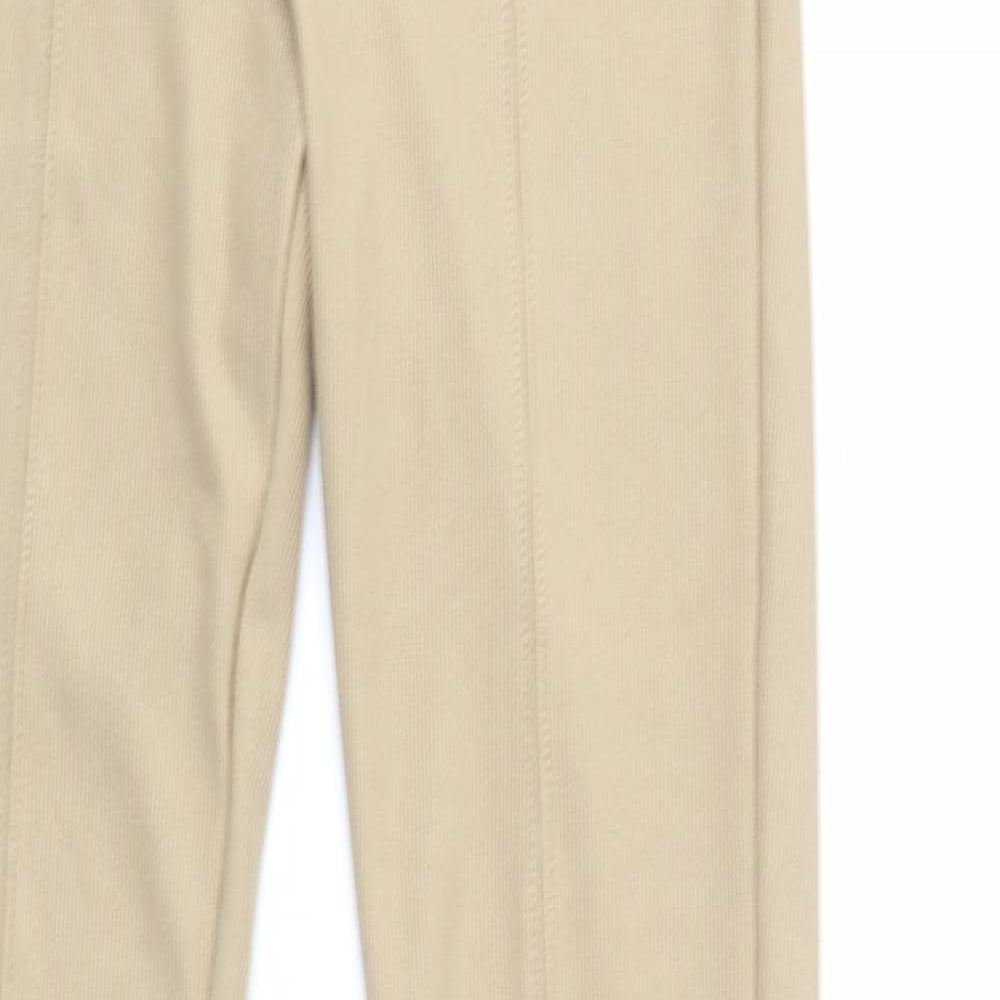 Stradivarius Womens Beige  Polyester Jegging Leggings Size S L34 in