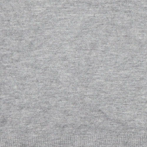 H&M Womens Grey Round Neck  Acrylic Pullover Jumper Size XS