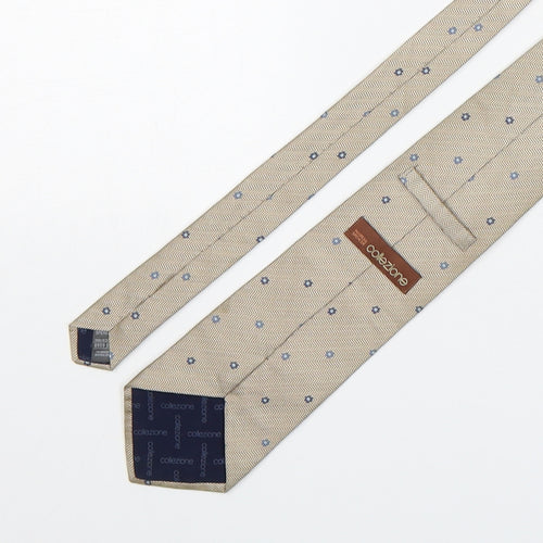 Marks and Spencer Mens Bronze Floral Silk Pointed Tie One Size