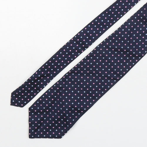 Marks and Spencer Mens Multicoloured Polka Dot Silk Pointed Tie One Size