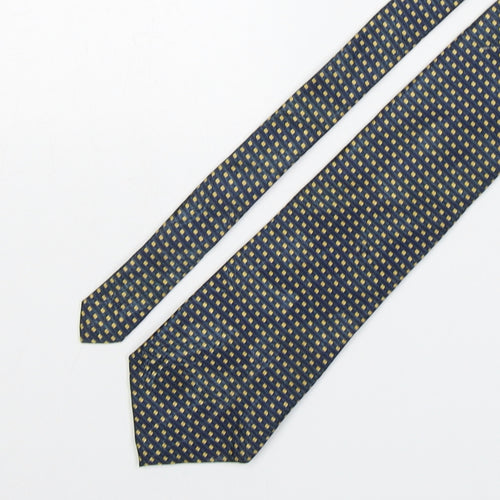 Marco Laurenti Mens Multicoloured Plaids & Checks Silk Pointed Tie One Size