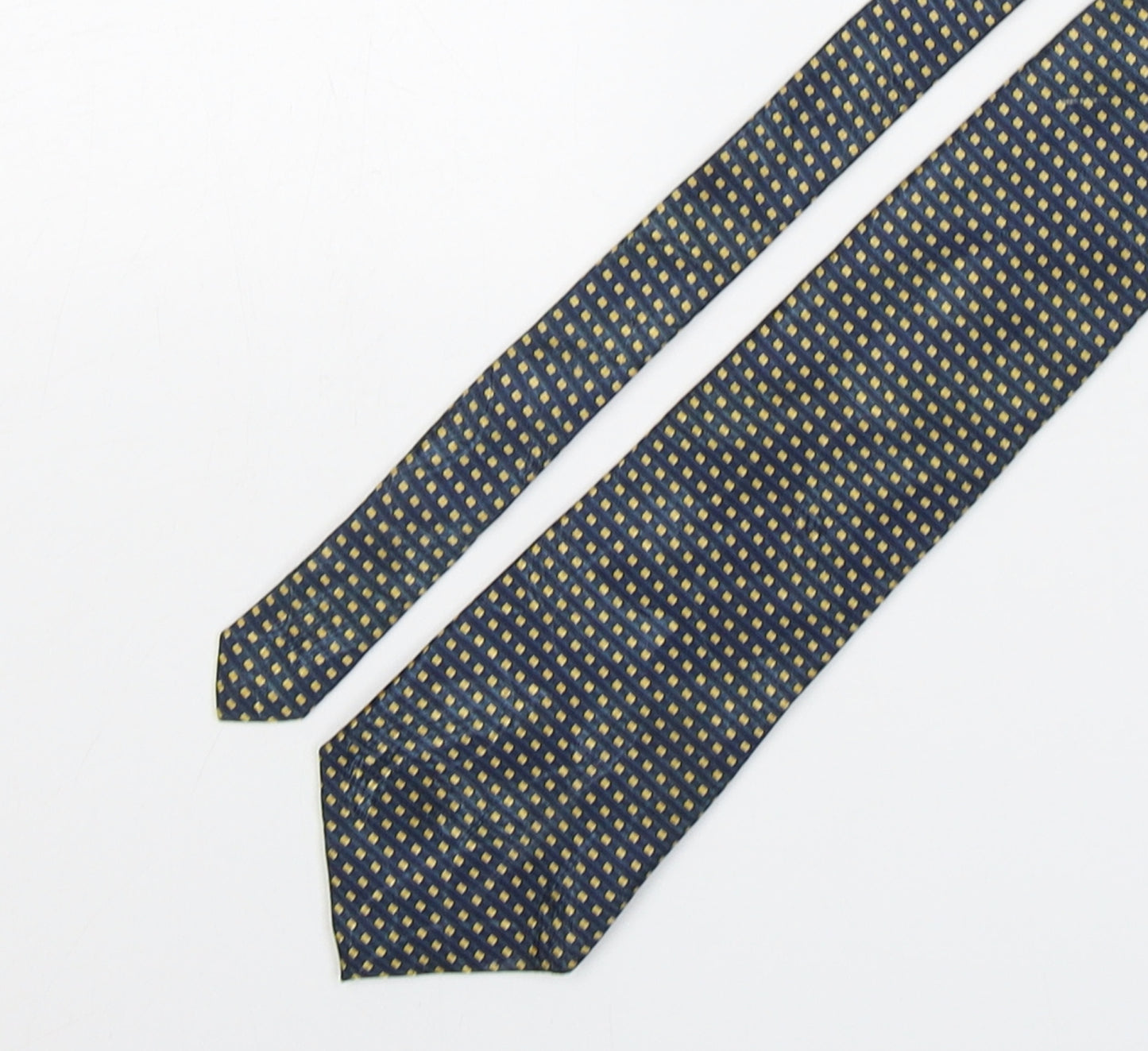 Marco Laurenti Mens Multicoloured Plaids & Checks Silk Pointed Tie One Size