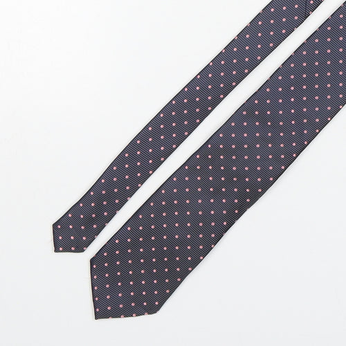 Greenwoods Mens Multicoloured Polka Dot Polyester Pointed Tie One Size
