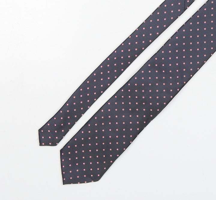 Greenwoods Mens Multicoloured Polka Dot Polyester Pointed Tie One Size