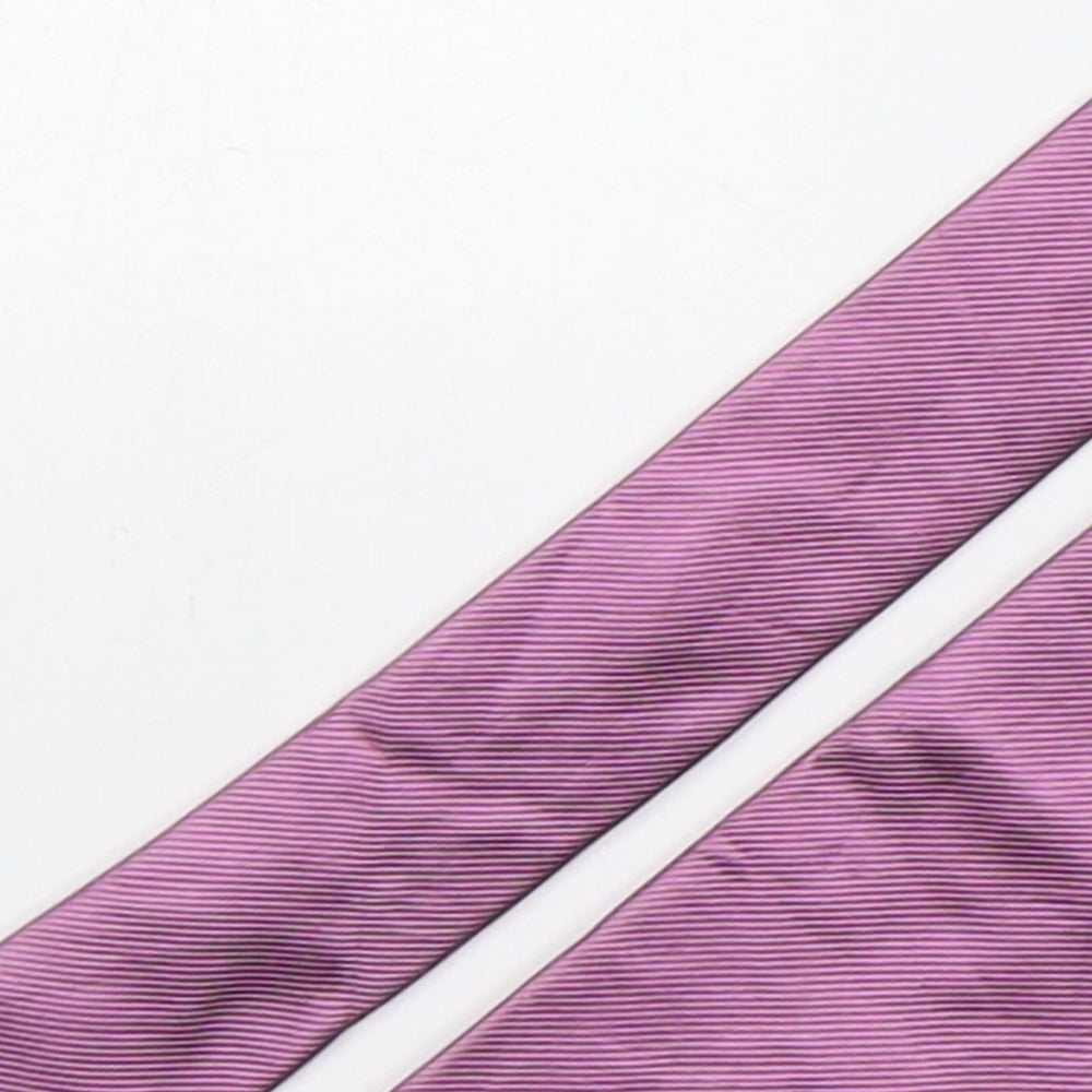Fenwick Mens Purple  Silk Pointed Tie One Size