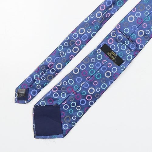Marks and Spencer Mens Multicoloured Polka Dot Silk Pointed Tie One Size