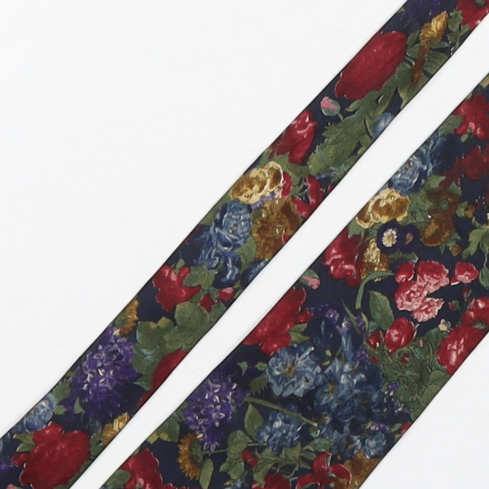 Marks and Spencer Mens Multicoloured Floral Silk Pointed Tie One Size