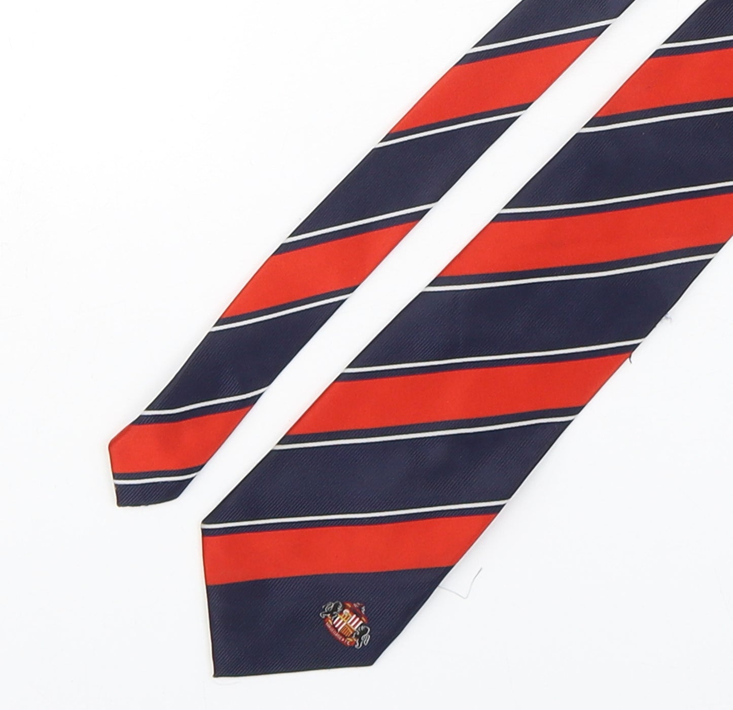 Sunderland AFC Mens Multicoloured Striped Polyester Pointed Tie One Size