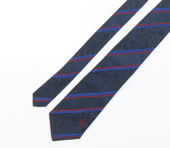Tie Rack Mens Multicoloured Geometric Silk Pointed Tie One Size