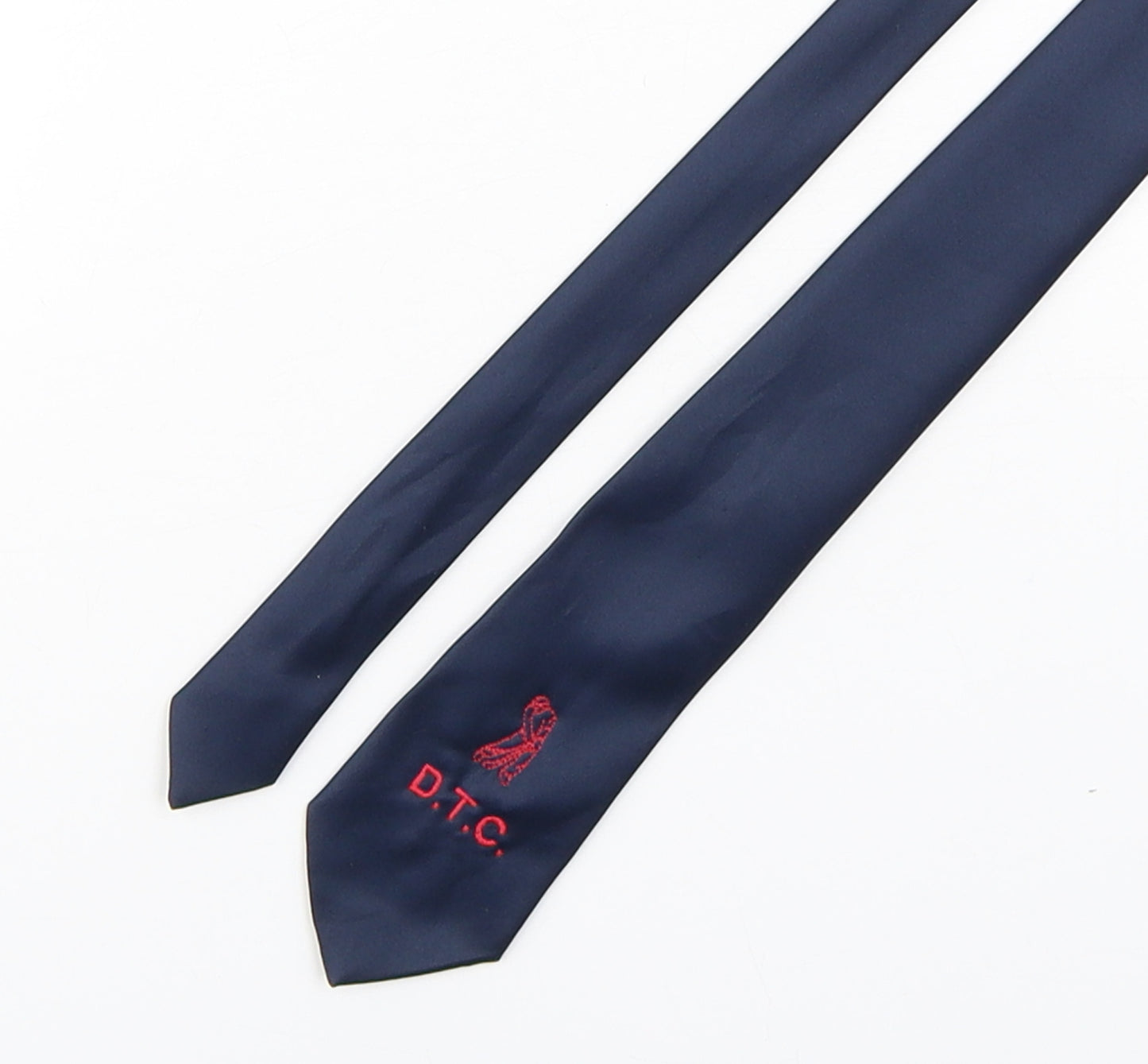 Gold Bear Mens Blue  Polyester Pointed Tie One Size
