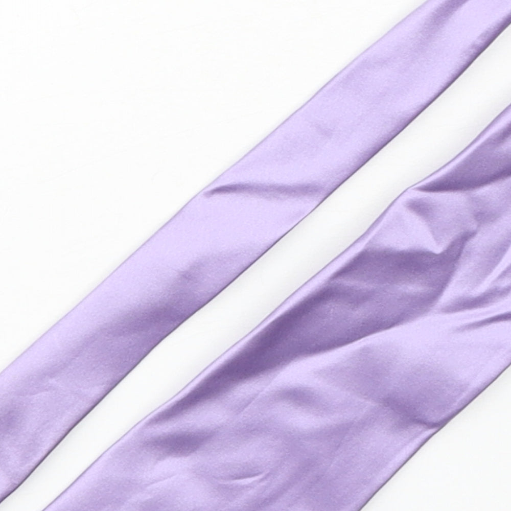 Frangi Mens Purple  Silk Pointed Tie One Size