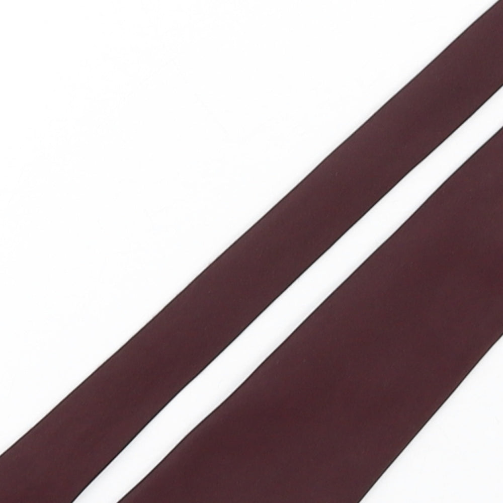 Avala Mens Purple  Polyester Pointed Tie One Size