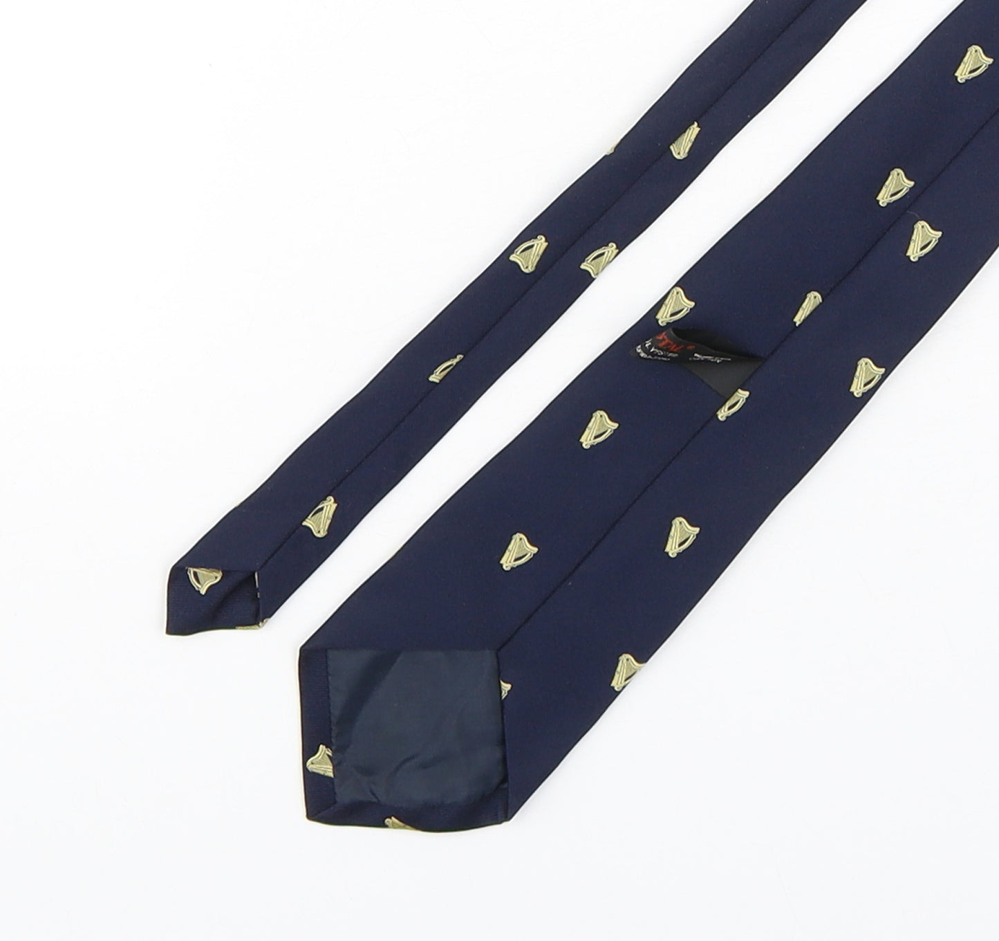 Tootal Mens Blue Geometric Polyester Pointed Tie One Size - Guinness