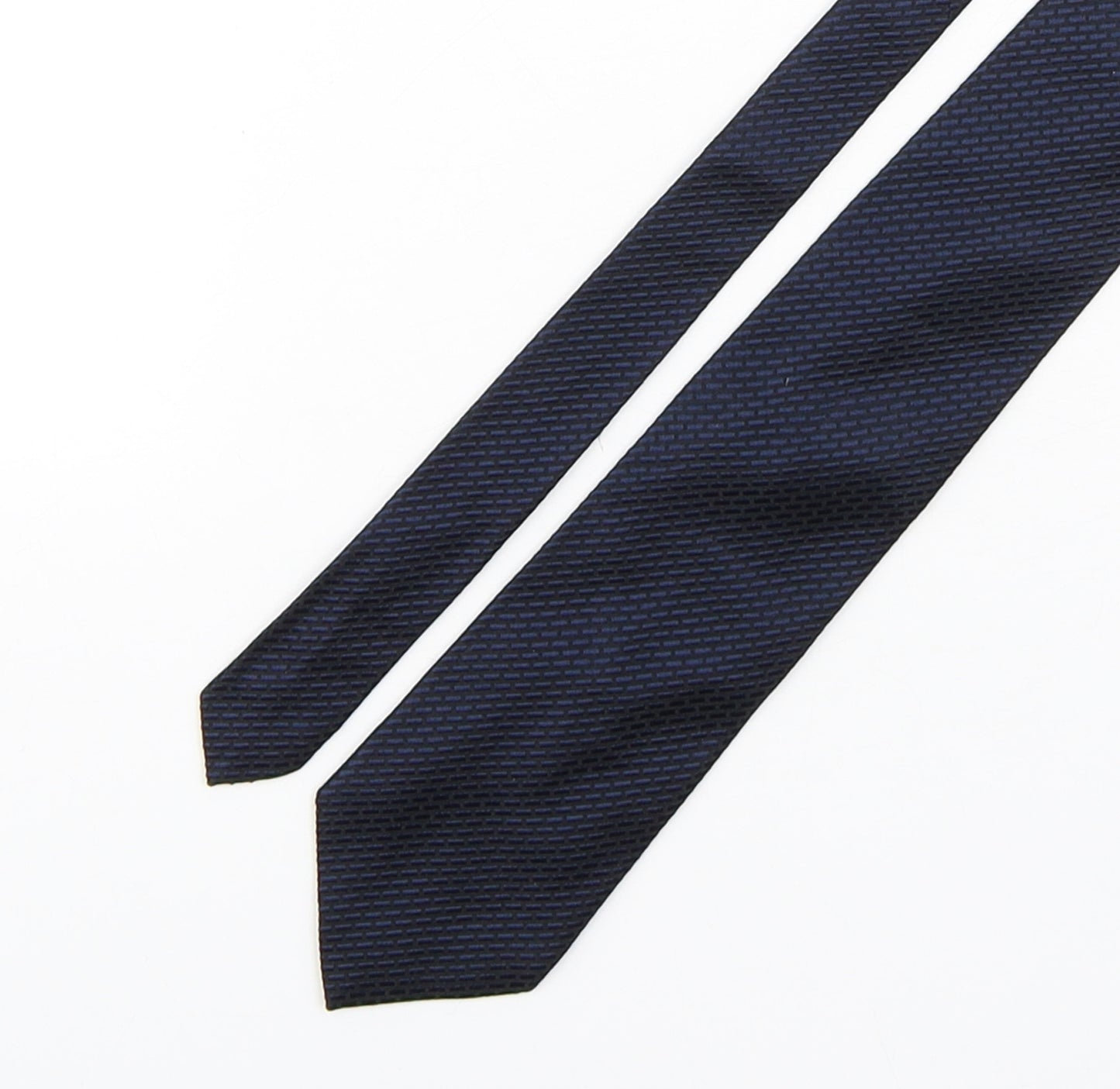 StMichael Mens Blue Plaids & Checks Silk Pointed Tie One Size