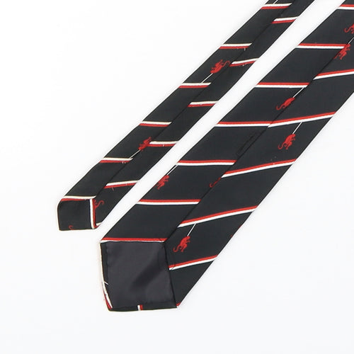 PreWorn  Mens Multicoloured Striped Polyester Pointed Tie One Size