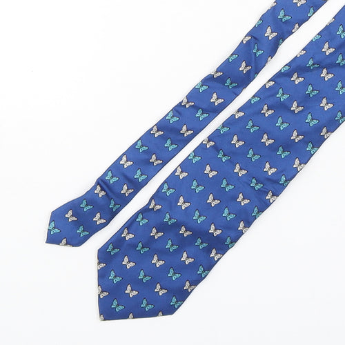 The Stroke Mens Pink Geometric Silk Pointed Tie One Size