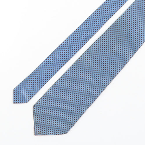 Zadi  Mens Multicoloured Plaids & Checks Silk Pointed Tie One Size
