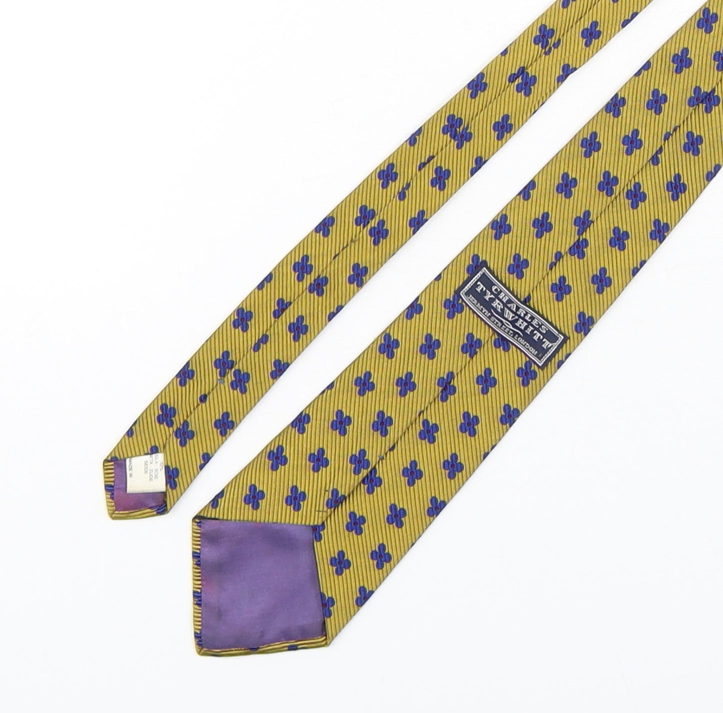Charles Tyrwhitt Mens Multicoloured Floral Silk Pointed Tie One Size