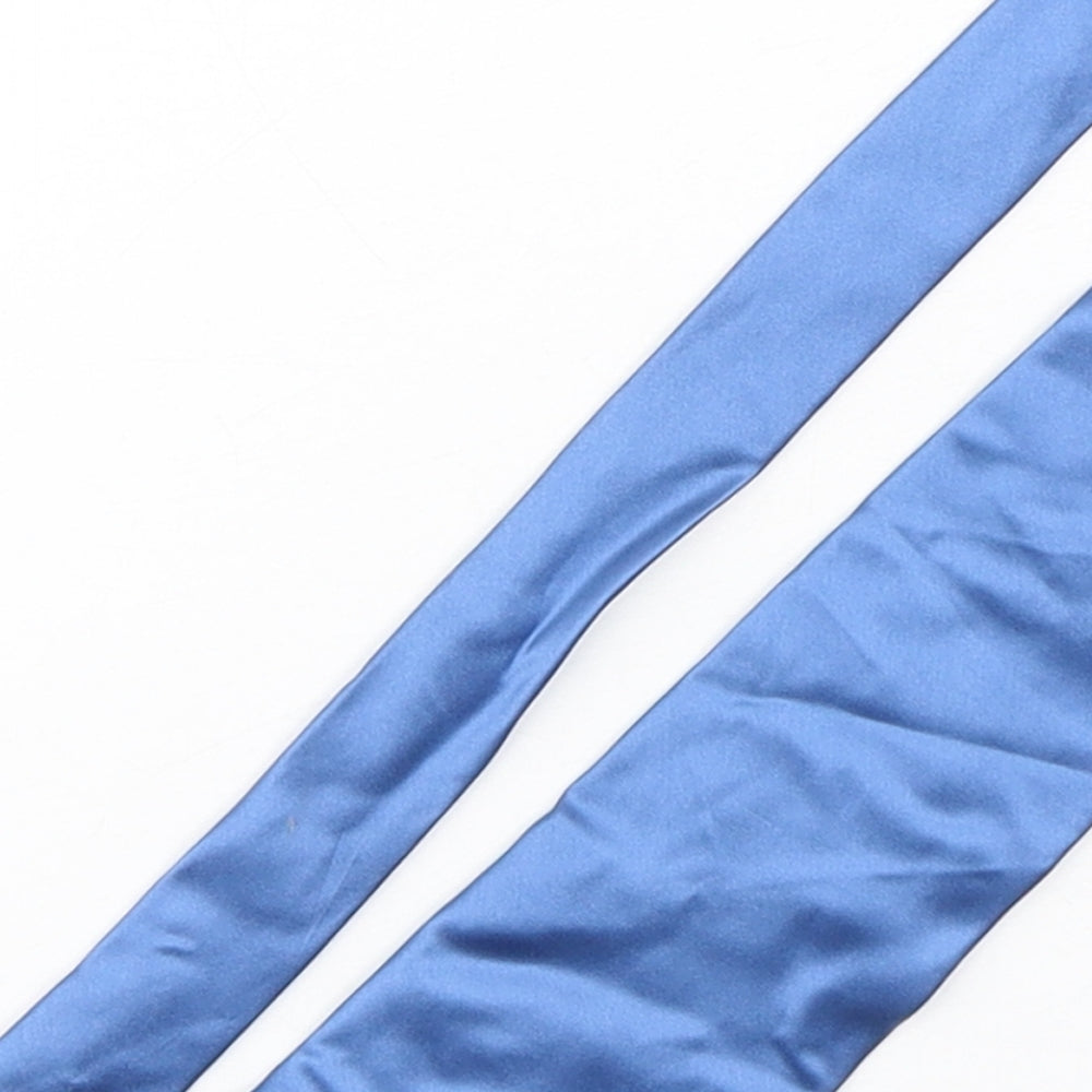 Frangi Mens Blue  Silk Pointed Tie One Size