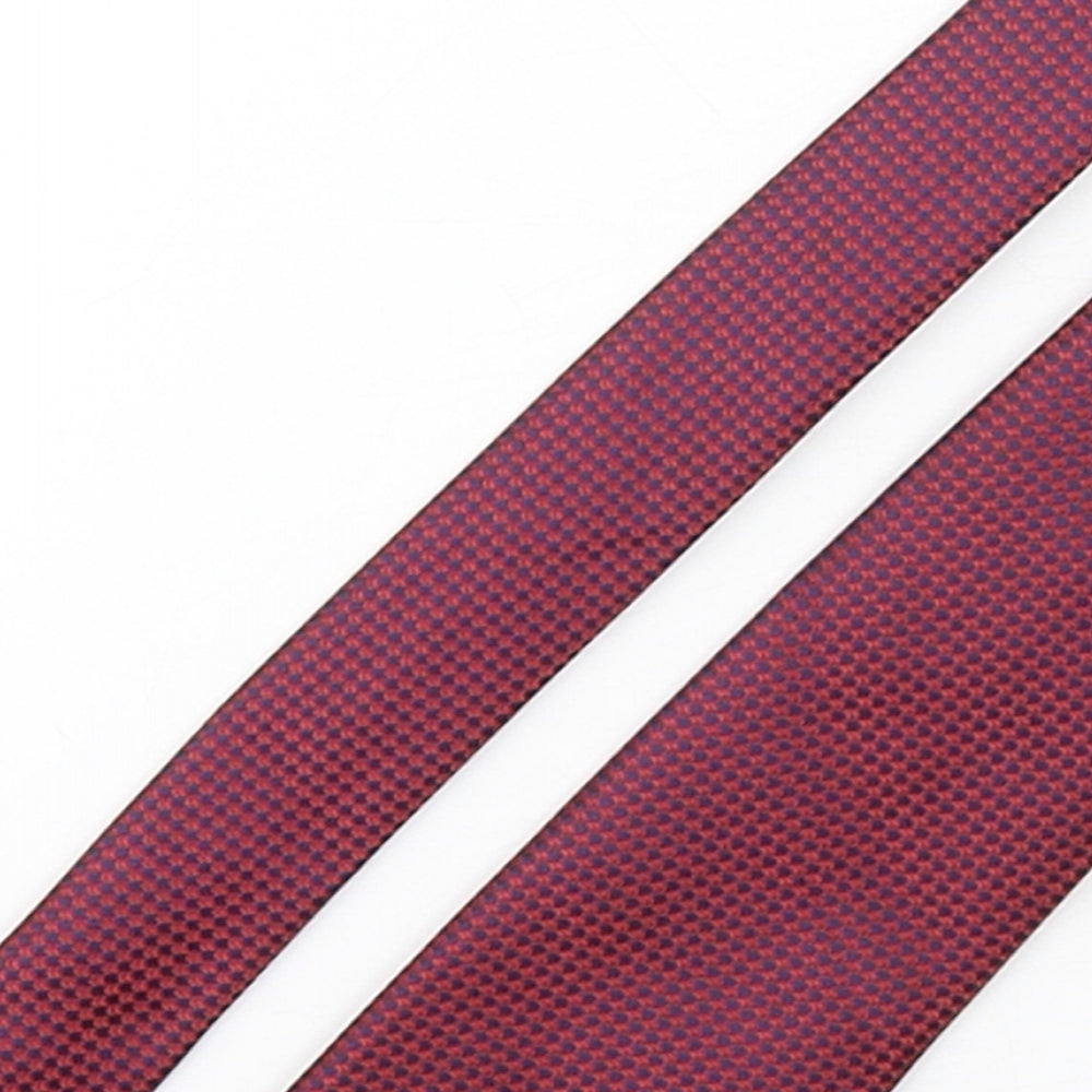 Marks and Spencer Mens Multicoloured Geometric Polyester Pointed Tie One Size