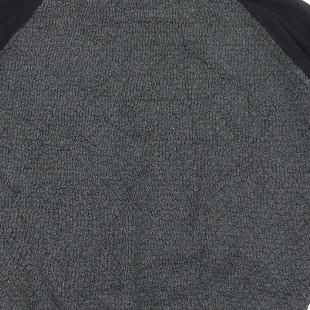 George Boys Grey Round Neck  100% Cotton Pullover Jumper Size 9-10 Years  Pullover