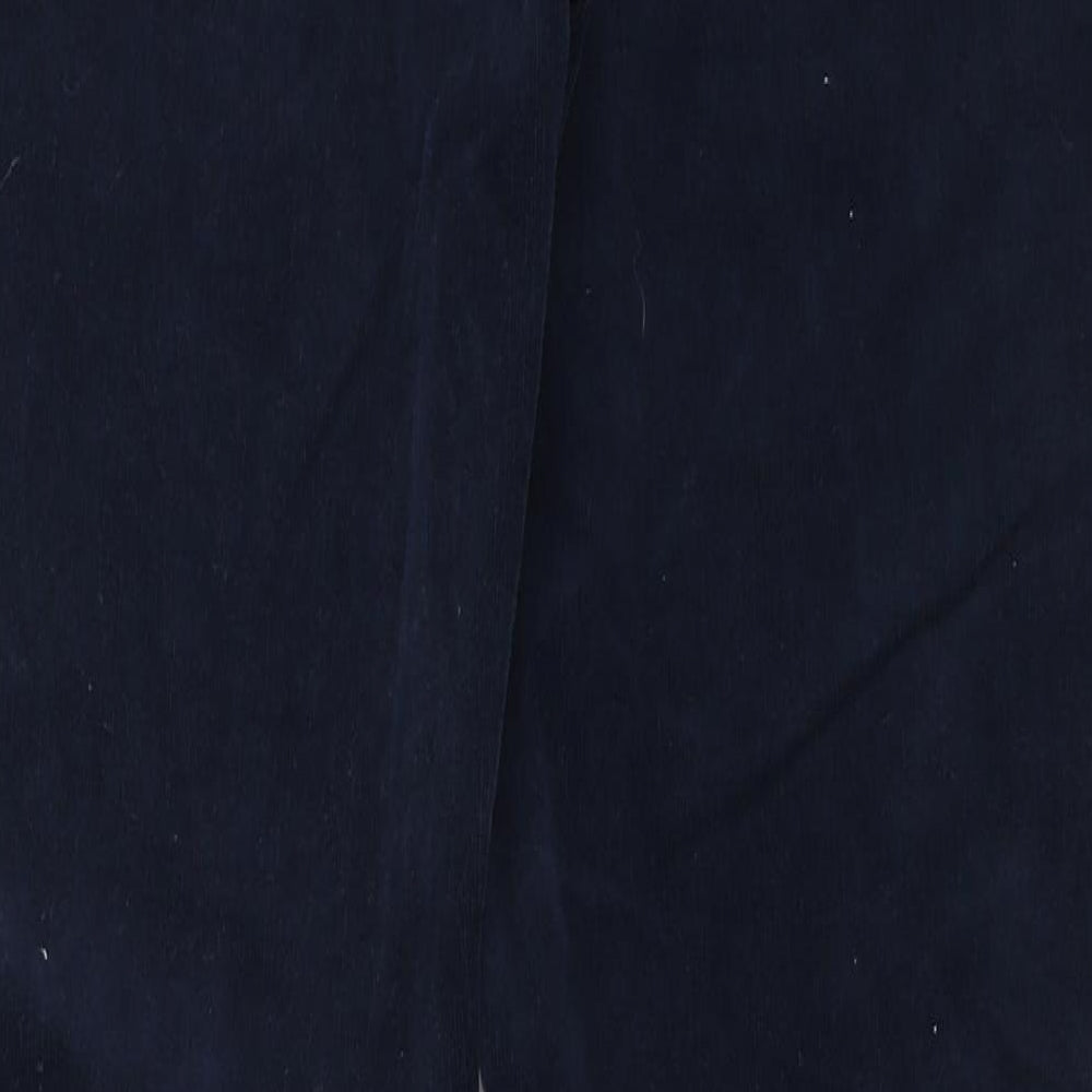 Marks and Spencer Womens Blue  Cotton Straight Jeans Size 14 L31 in Regular Button