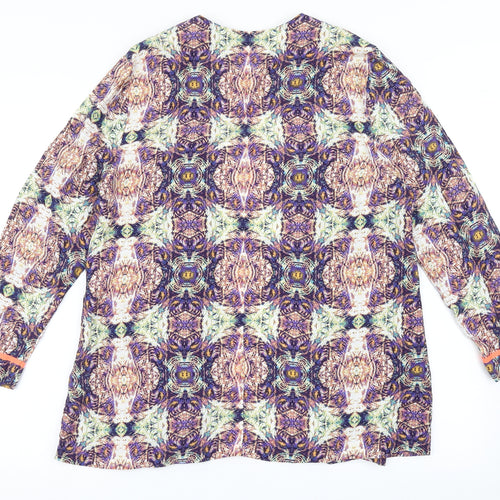 ASOS Womens Multicoloured Geometric  Jacket Blazer Size 10
