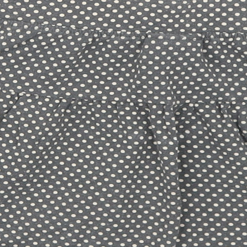 Coccodrillo Girls Grey Polka Dot Cotton Flare Skirt Size 3 Years  Regular