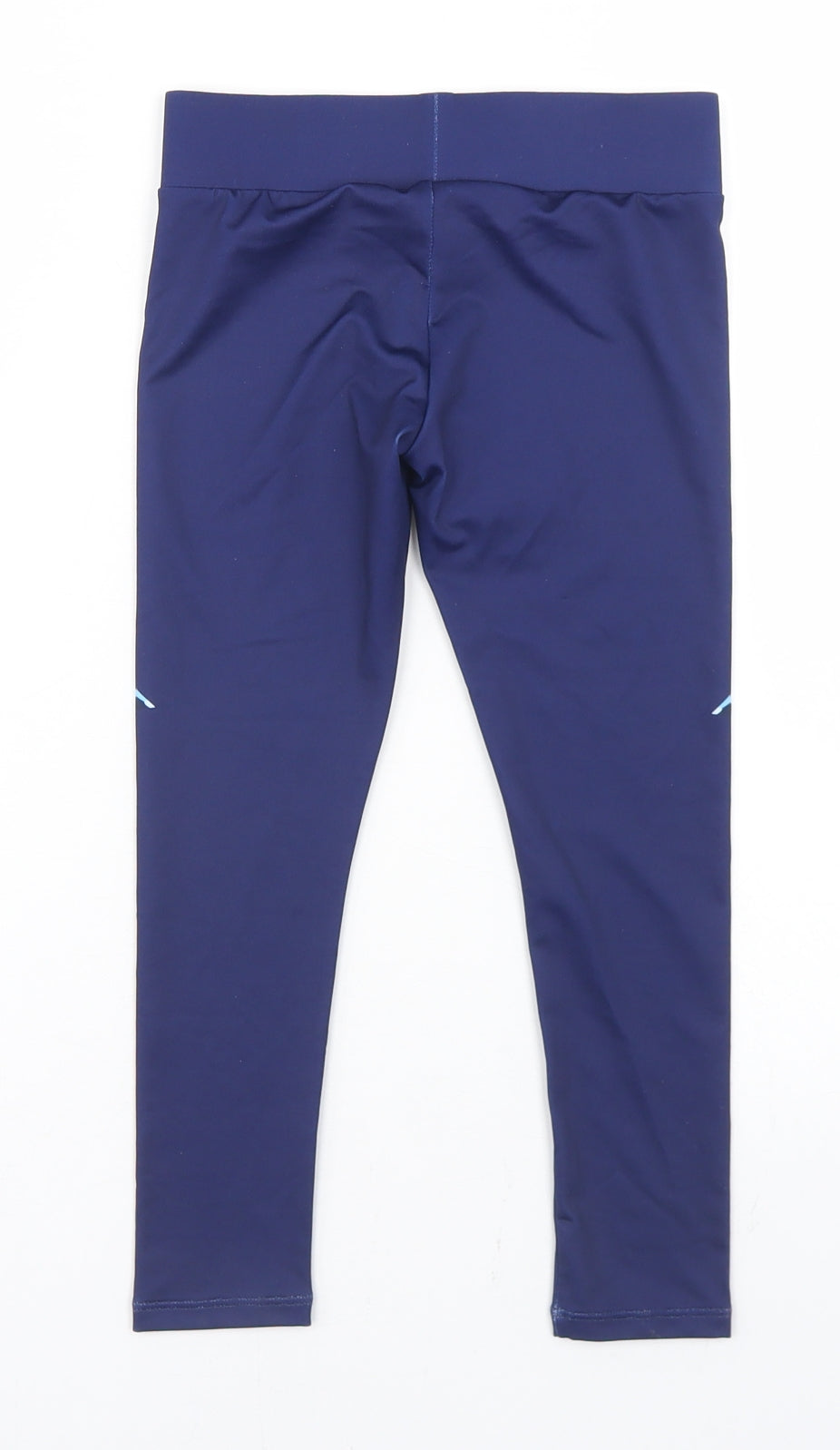 Willow Girls Blue Geometric Polyester Jogger Trousers Size 5-6 Years  Regular  - Activewear leggings
