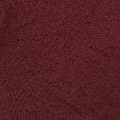 H&M Womens Purple Crew Neck  Acrylic Pullover Jumper Size S