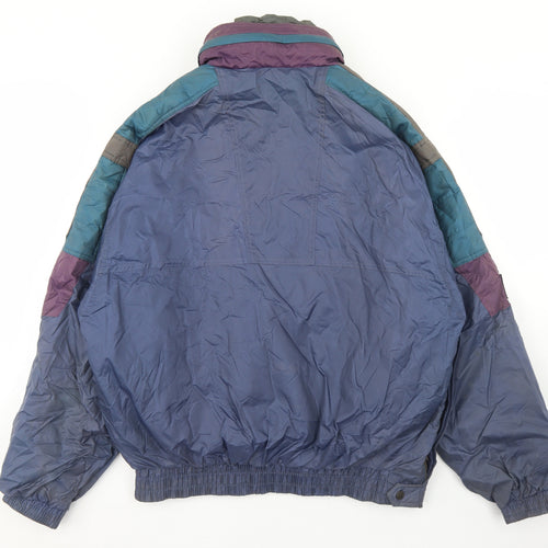 Rodeo Mens Blue   Windbreaker Jacket Size M