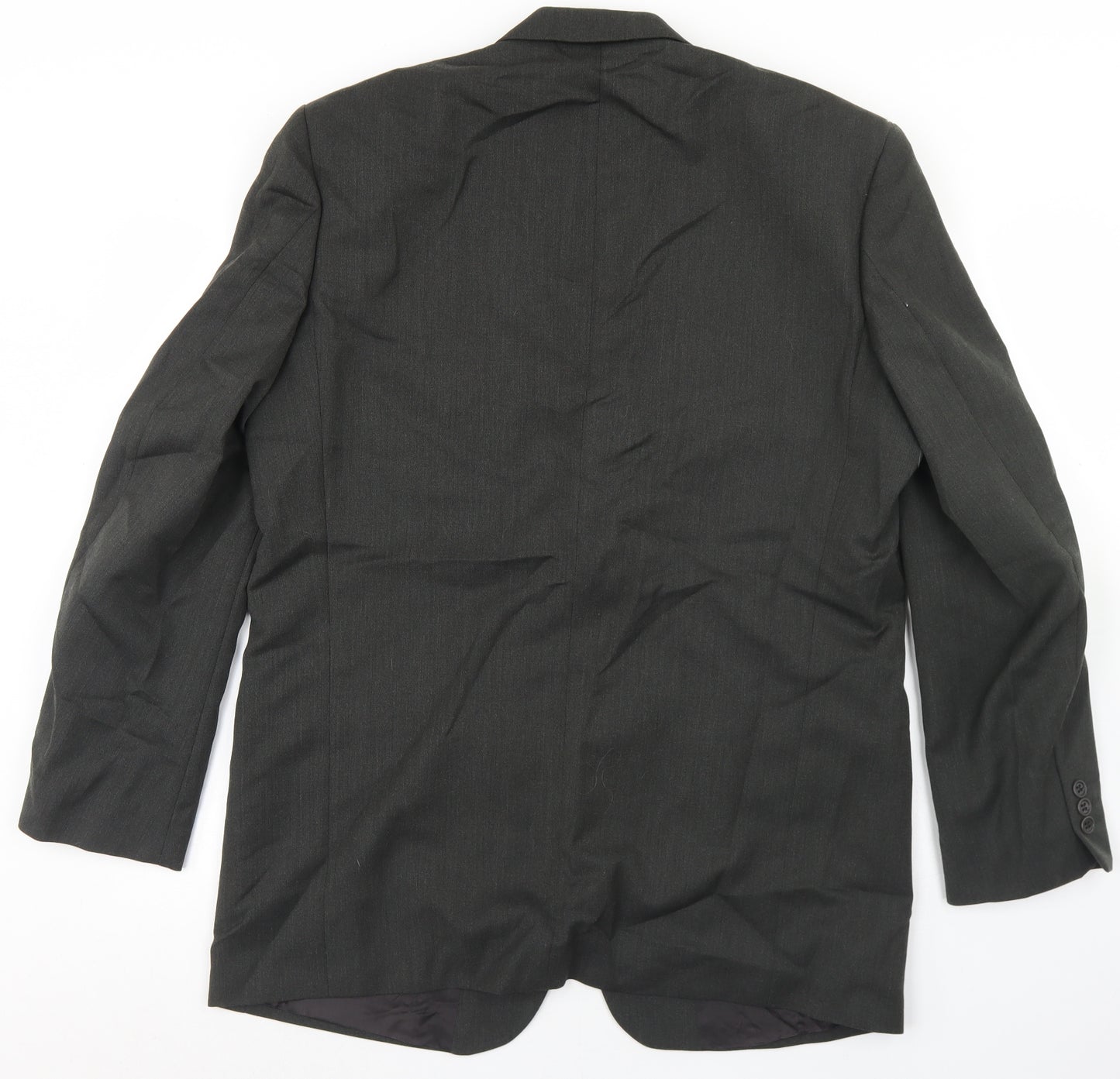 HR Tailoring Mens Grey  Wool Jacket Blazer Size 42