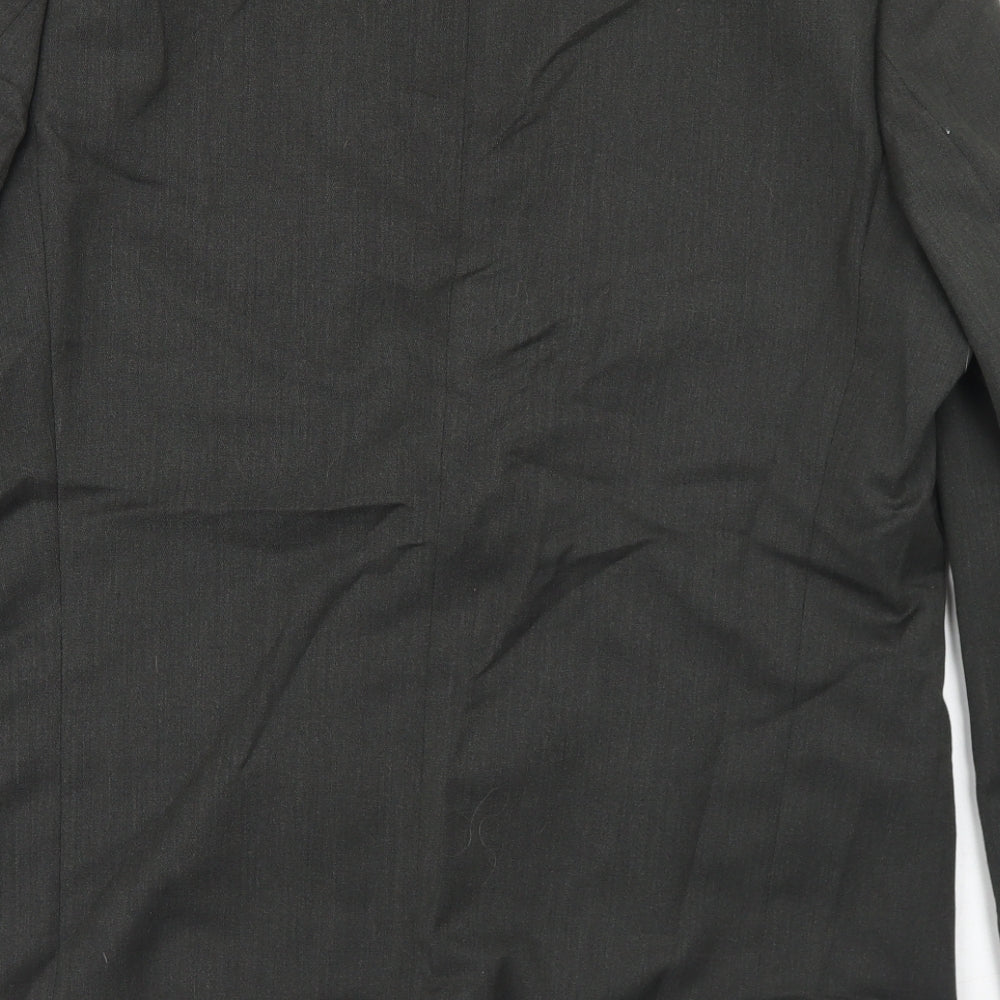 HR Tailoring Mens Grey  Wool Jacket Blazer Size 42