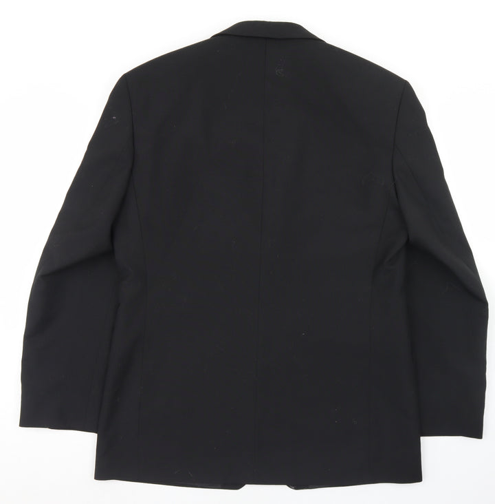 Burton Mens Black Polyester Jacket Blazer Size 40